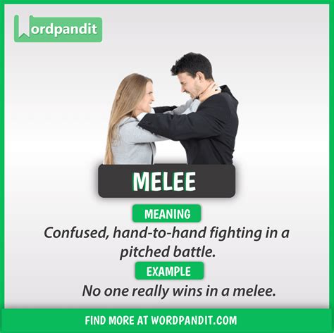 what's melee mean.